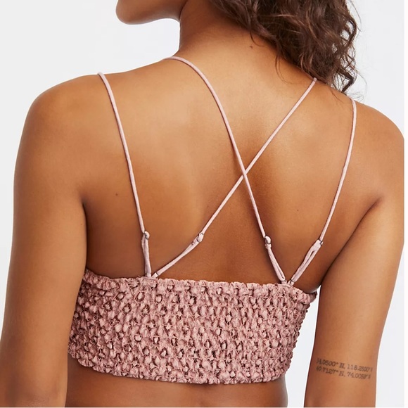 Free People One Adella Bralette in Ballet color - Picture 4 of 8
